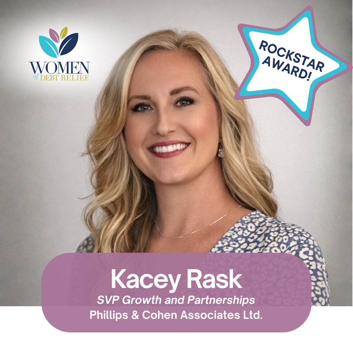 RockStar Award Kacey Rask